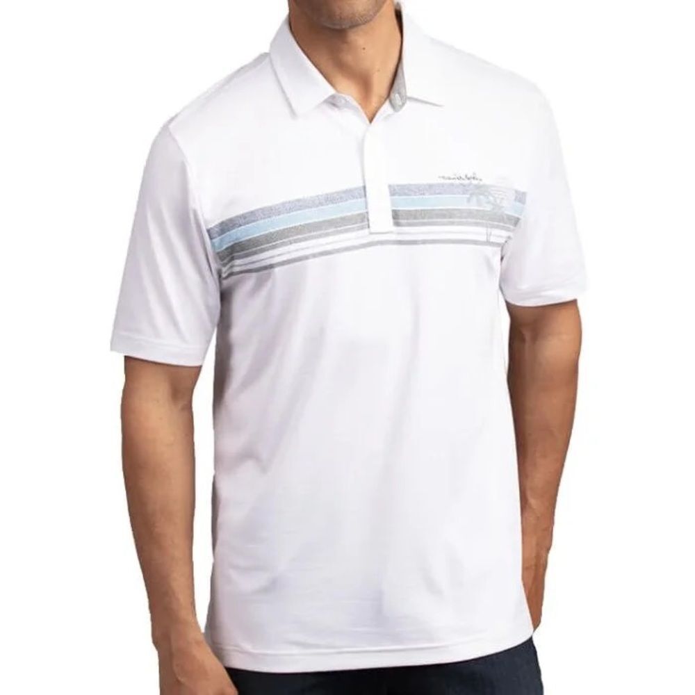White Travis Mathew Quite A Piece Golf Polo Size L